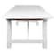 Flash Furniture 8'x40" White Table/6 Bench Set XA-FARM-3-WH-GG - alternate 2